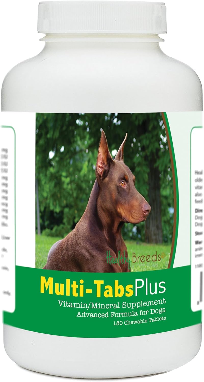 Healthy Breeds Doberman Pinscher Multi-Tabs Plus Chewable Tablets 180 Count - görsel 1