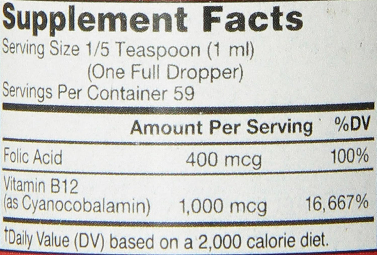Brickerlab B12 Blast Liquid Vitamin B12 Supplement, 2 oz - görsel 4