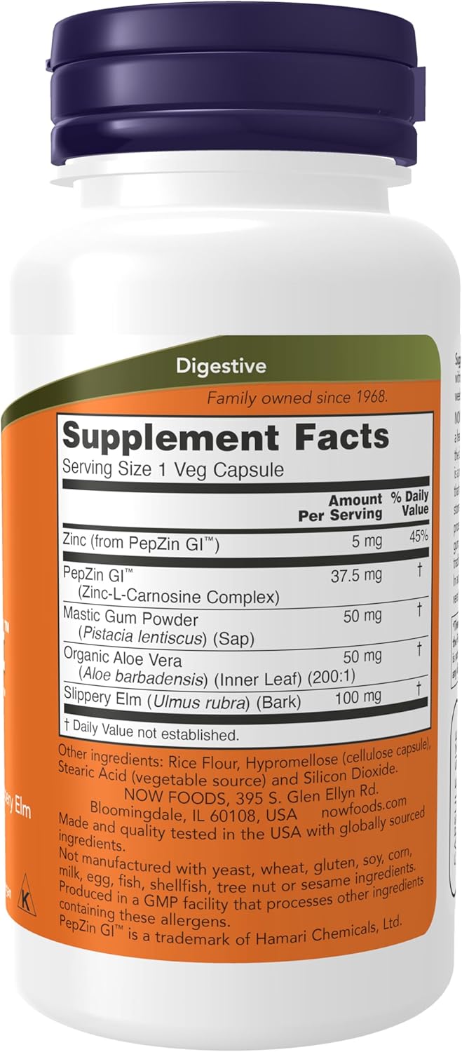NOW Foods Gastro Comfort – 60 Veg Capsules - görsel 2