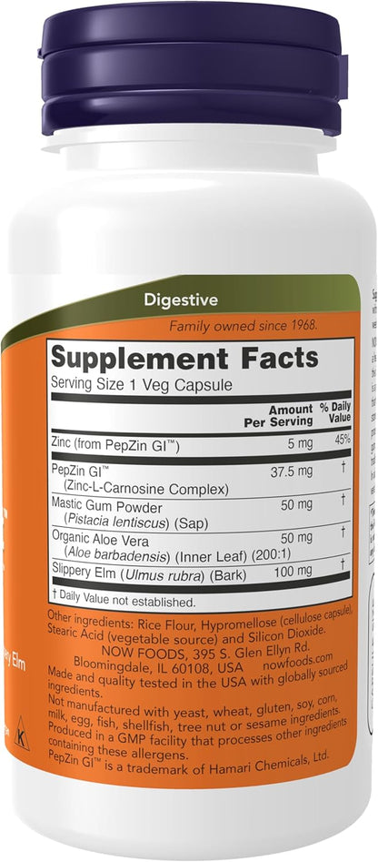 NOW Foods Gastro Comfort – 60 Veg Capsules