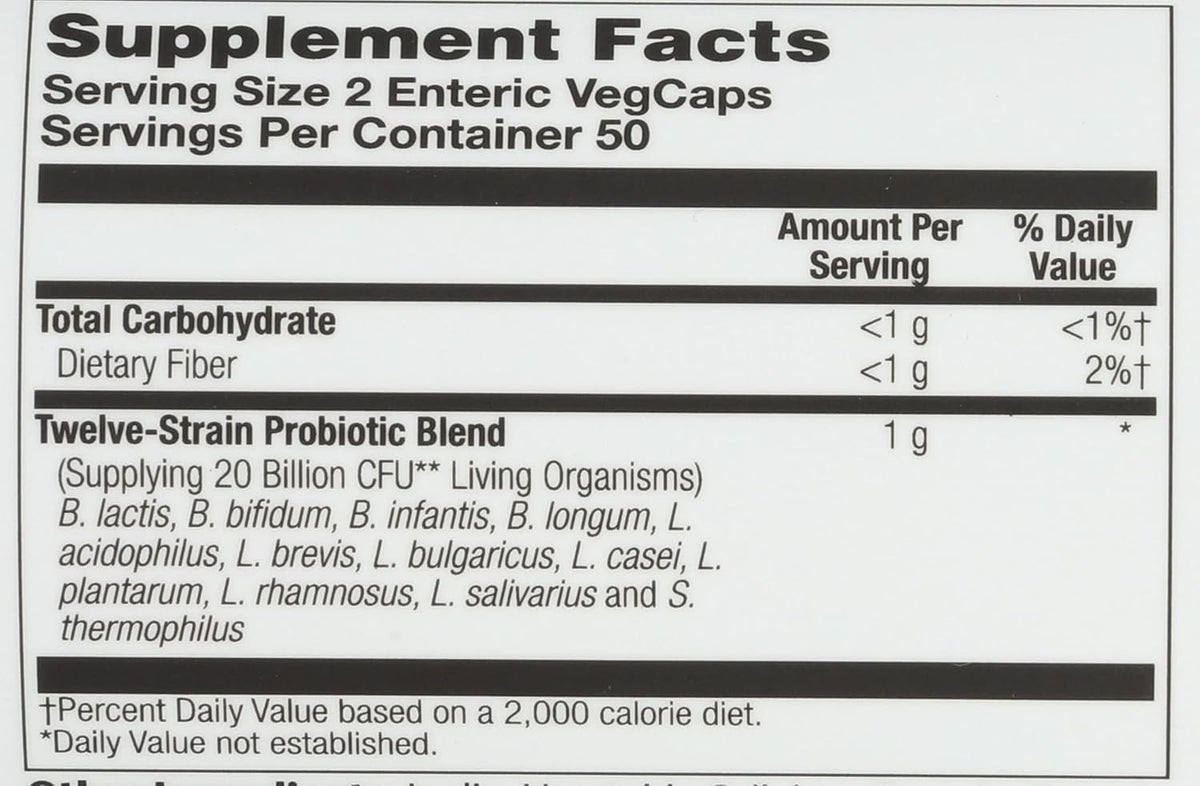 Solaray Multidophilus 12 – 100 Vegetarian Capsules - görsel 3