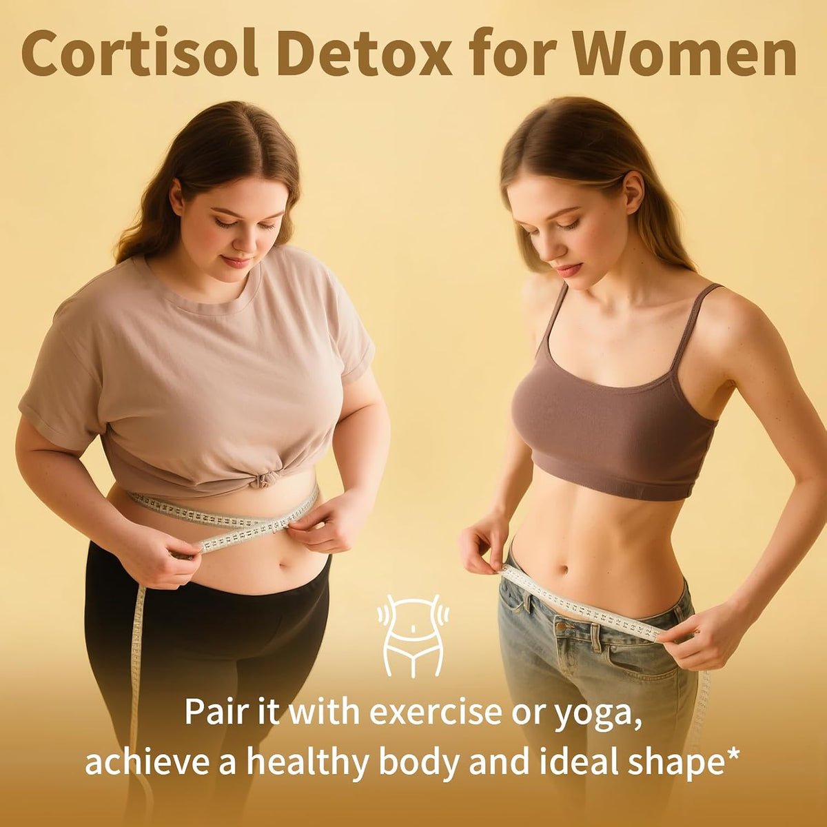 BBEEAAUU Cortisol Supplement - 10-in-1 Formula with Ashwagandha & Magnesium - 120 Capsules (2 Pack) - görsel 5