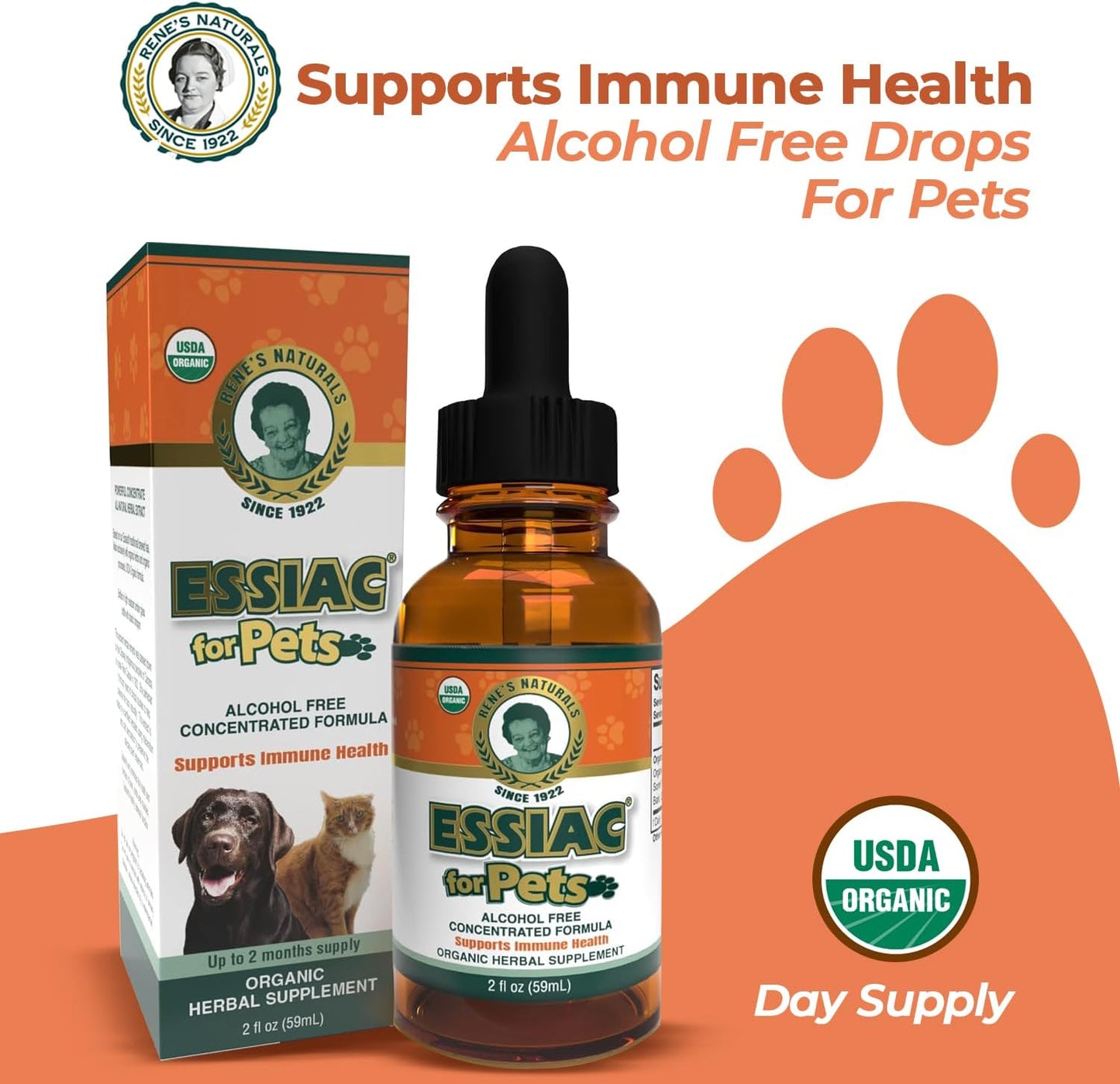 Essiac for Pets - USDA Organic Daily Drops (59 ml) - görsel 2