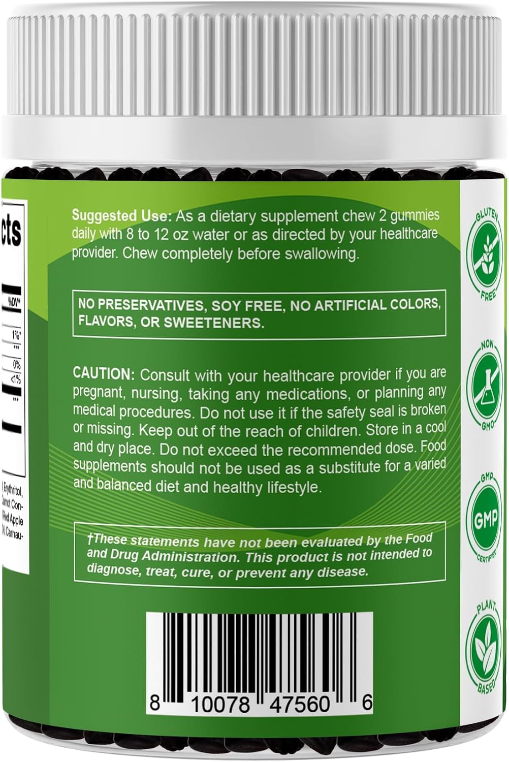 Vitamatic Moringa Gummies – Sugar-Free Superfood, 50:1 Extract, 240 Gummies - görsel 8