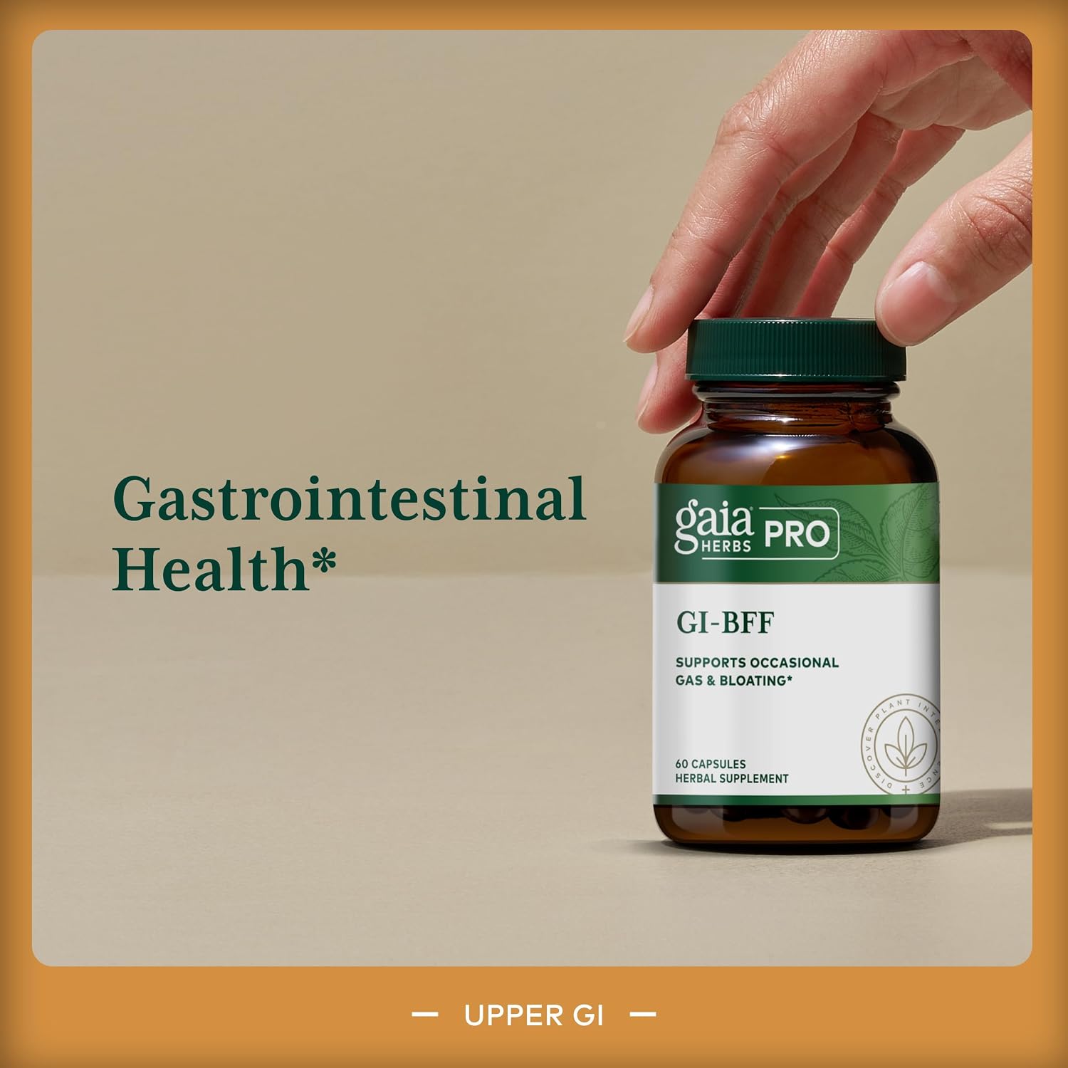 Gaia Herbs PRO GI-BFF – Digestive Health Support with Organic Fennel & Cinnamon Bark – 60 Capsules - görsel 3