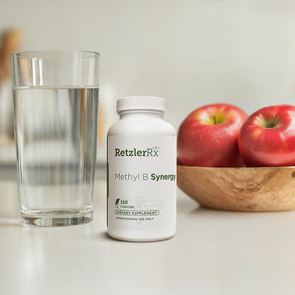 RetzlerRx Methyl B Synergy – Methyl Folate, B12, B6 and Riboflavin for Methylation Support (120 Capsules)