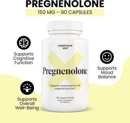 Pregnenolone 150 mg, 90 Capsules