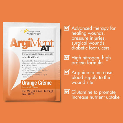 Medtrition ArgiMent at Powder 42.5 g (1.5 oz) - 60 Pack