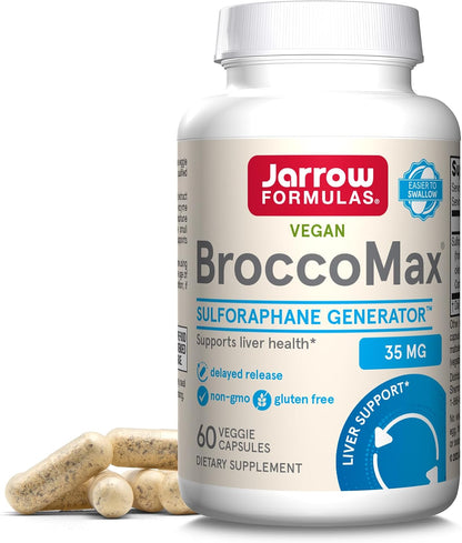 Jarrow Formulae BroccoMax Sulforaphane Generator - 60 Delayed Release Veggie Capsules