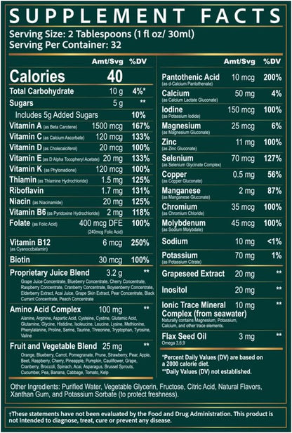 Wellgenix Balanced Essentials Liquid Multivitamin, 2-Pack (946 ml each)
