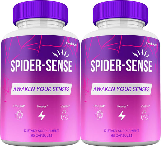 SpiderSen, Maximum Strength Supplement, SpiderSen Capsules Advanced Premium Formula Vitamin Capsules (2 Pack)