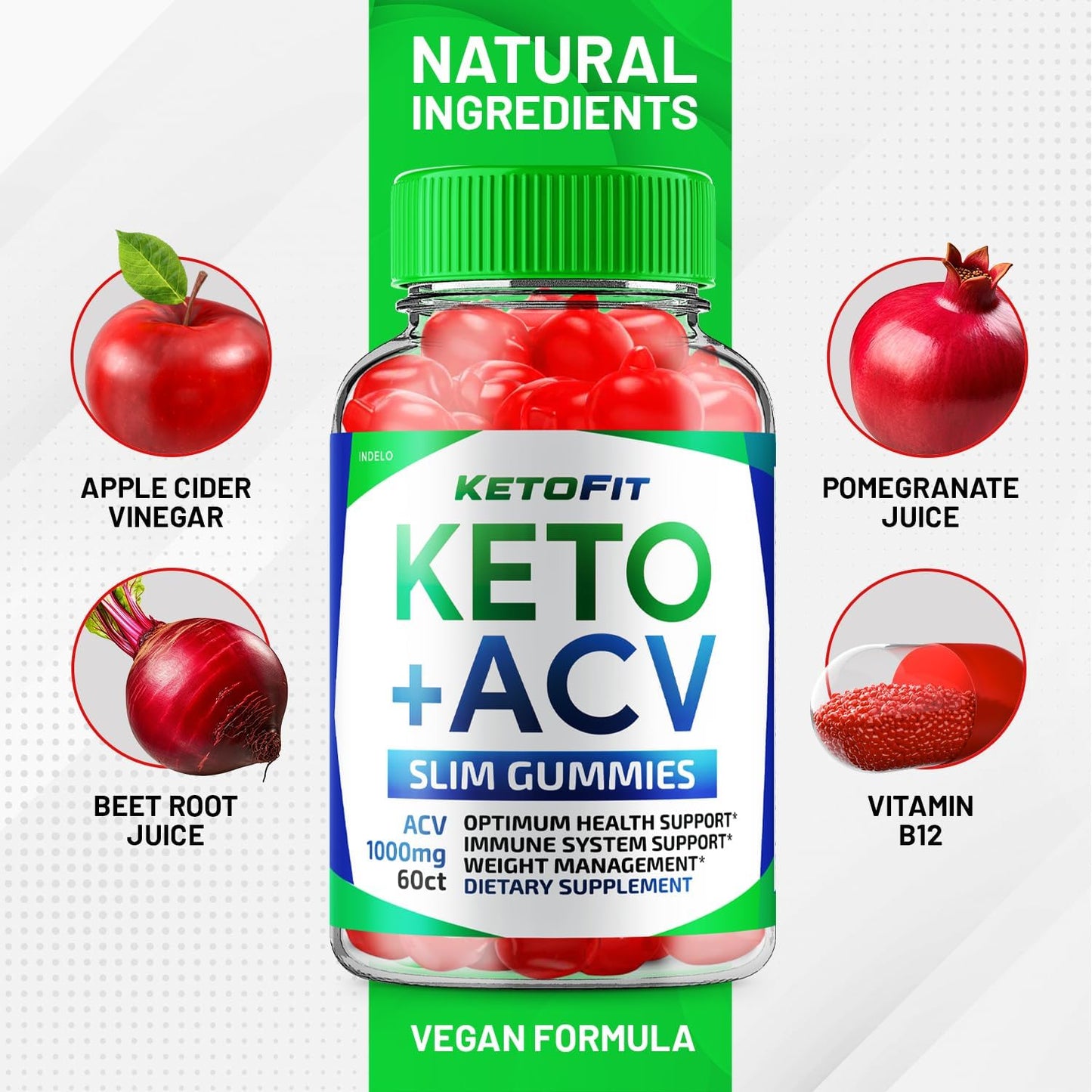 Ketofit ACV Gummies Advanced 1000mg - görsel 3