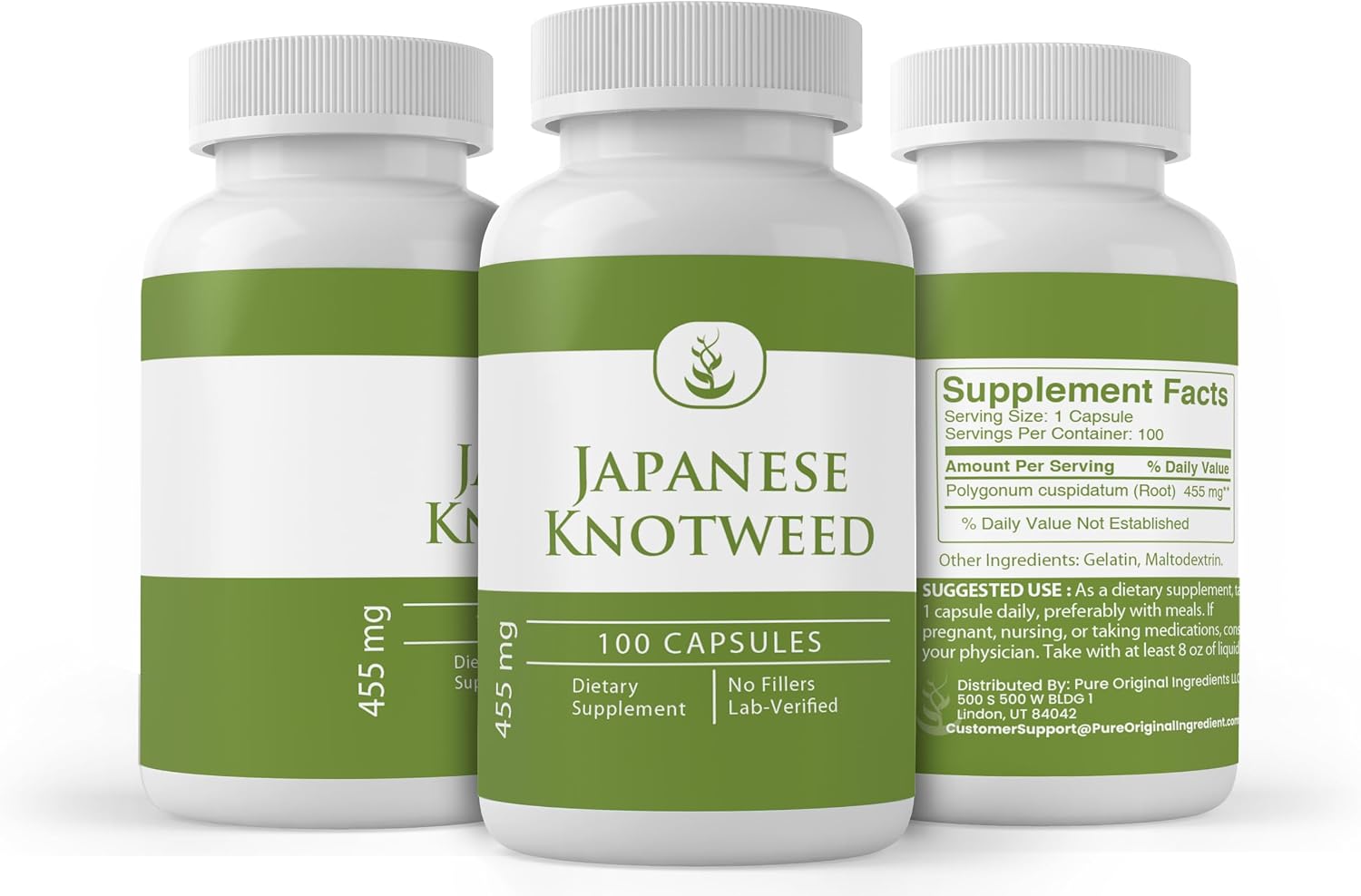 Pure Original Ingredients Japanese Knotweed, 100 Capsules - görsel 4