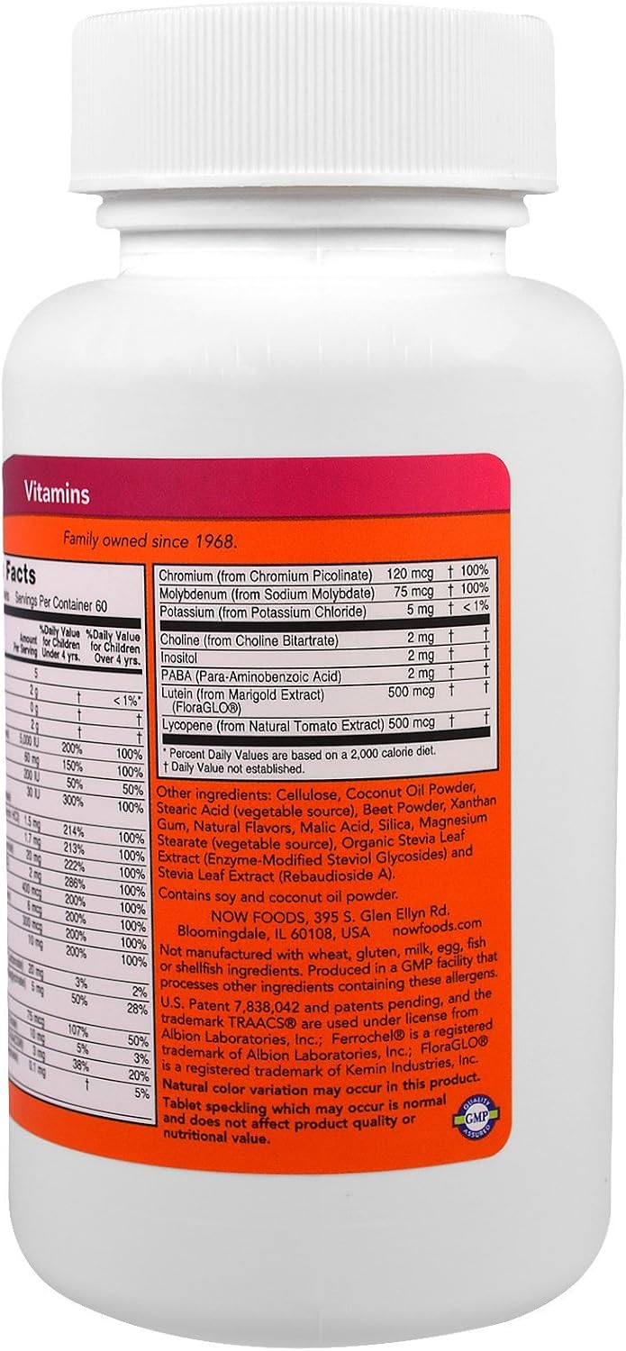 NOW Foods Kid Vits Berry Lemonade 120 Chewable Tablets - görsel 3