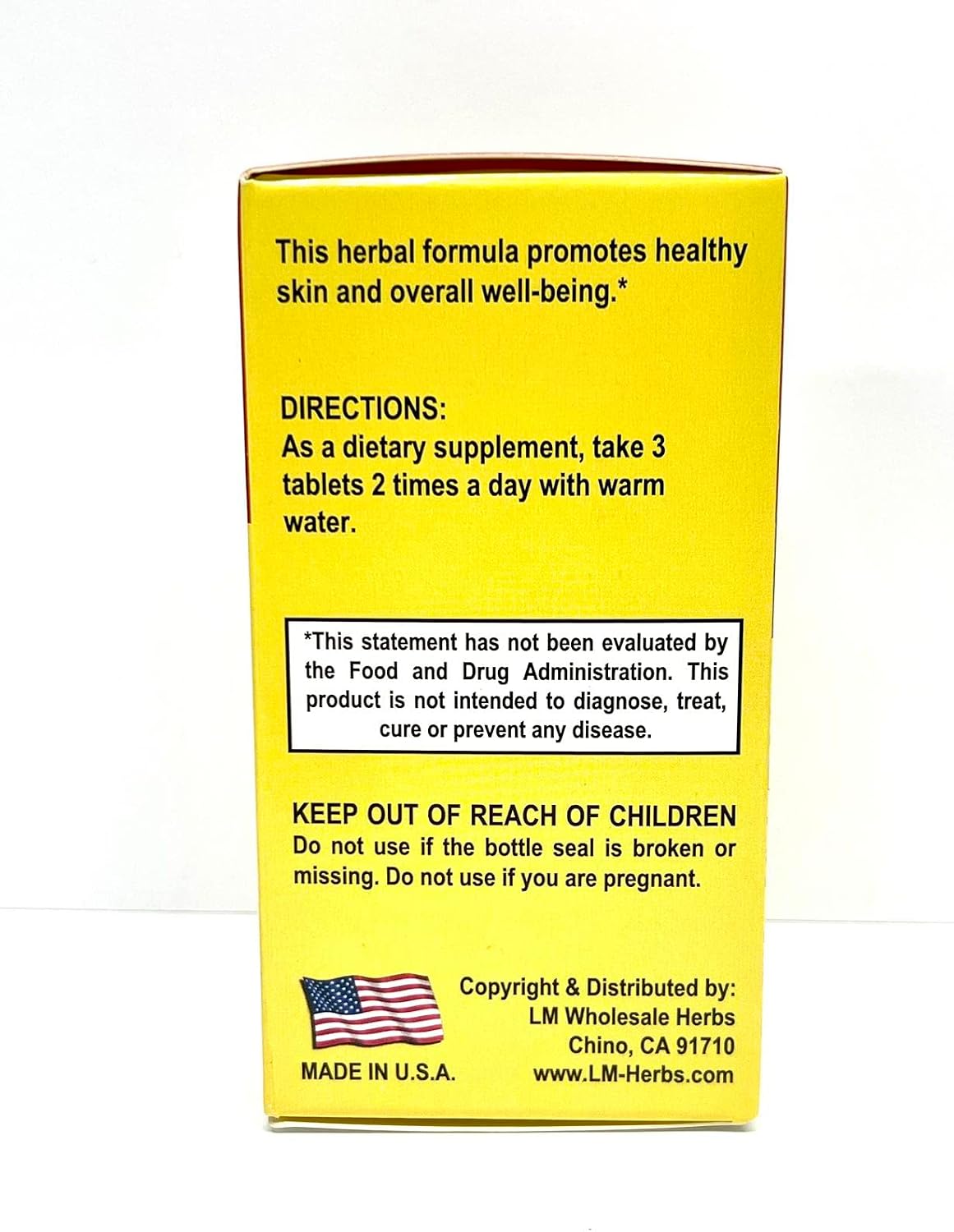 Derma Care Herbal Food Supplement - Skin Health Support, 500mg, 36 Tablets - görsel 3