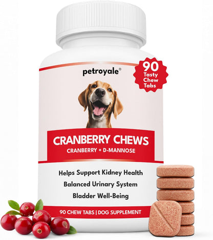 Petroyale Cranberry Chews for Dogs – Urinary Support & Bladder Health (30 Soft Chews)