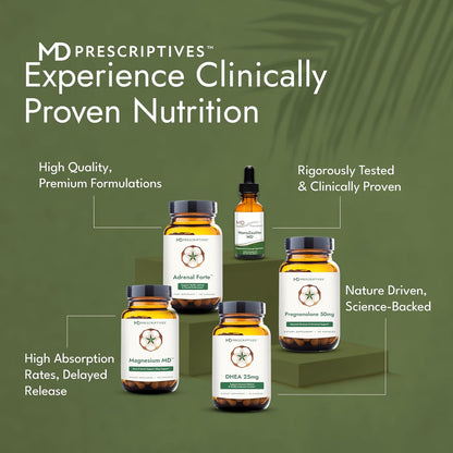 MD Prescriptives Pregnenolone - Vegan Hormone Support - 50 mg, 60 Capsules