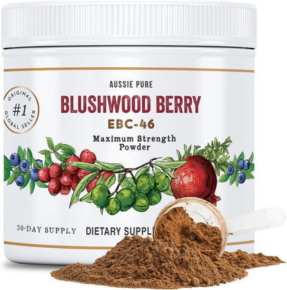 Aussie Pure Blushwood Berry Powder EBC-46 – Maximum Strength Immune and Cellular Support (180g)