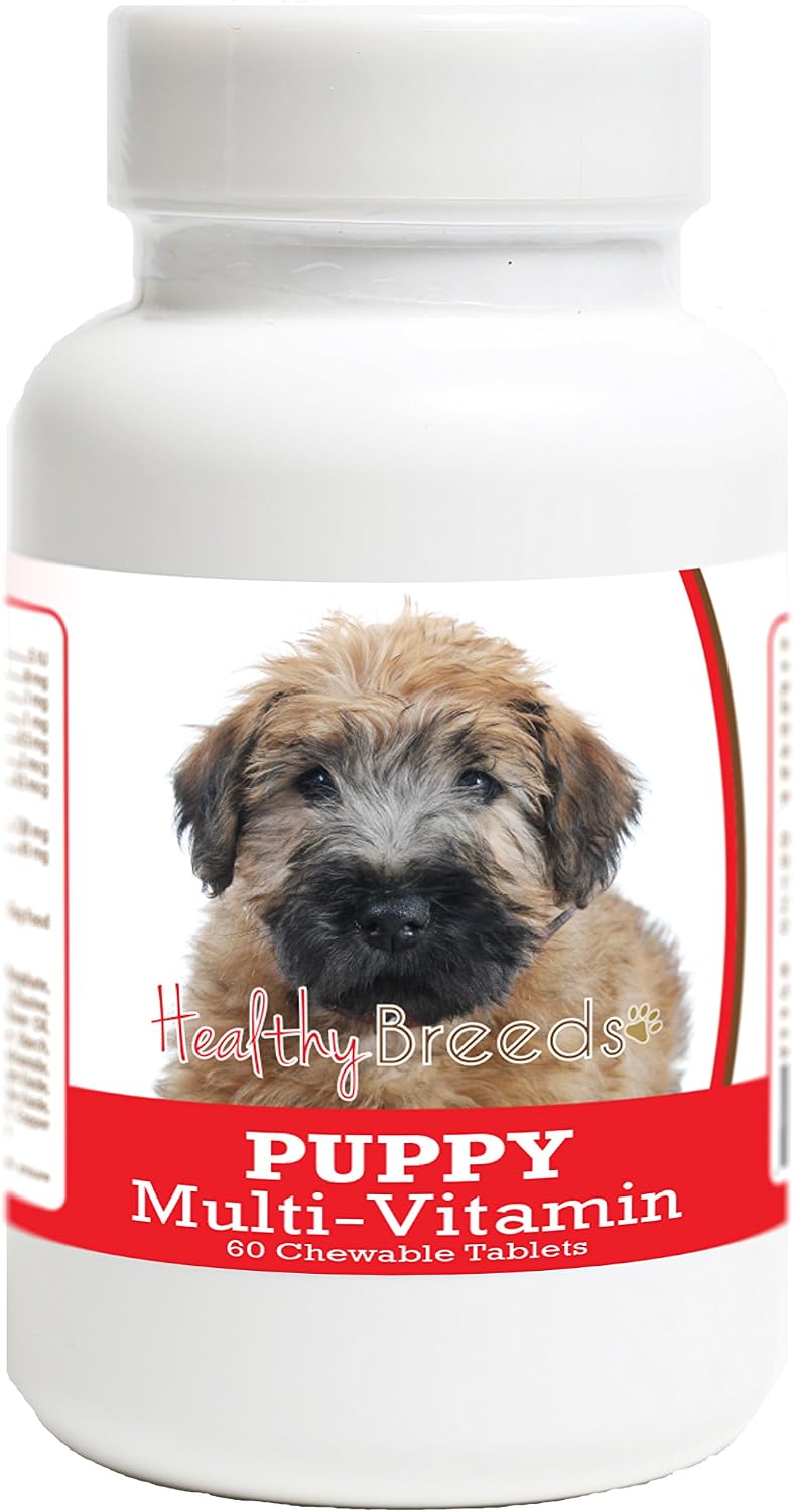 Healthy Breeds Soft Coated Wheaten Terrier Puppy Dog Multivitamin Tablet 60 Count - görsel 1
