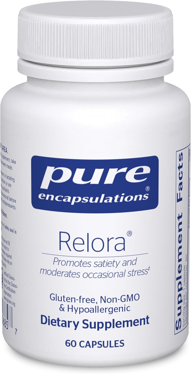 Pure Encapsulations Relora | Hypoallergenic Supplement for Cortisol and DHEA Support | 60 Capsules - görsel 1