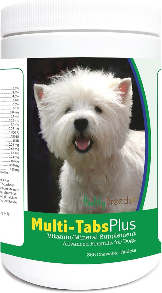 Healthy Breeds West Highland White Terrier Multi-Tabs Plus Chewable Tablets (365 Count)