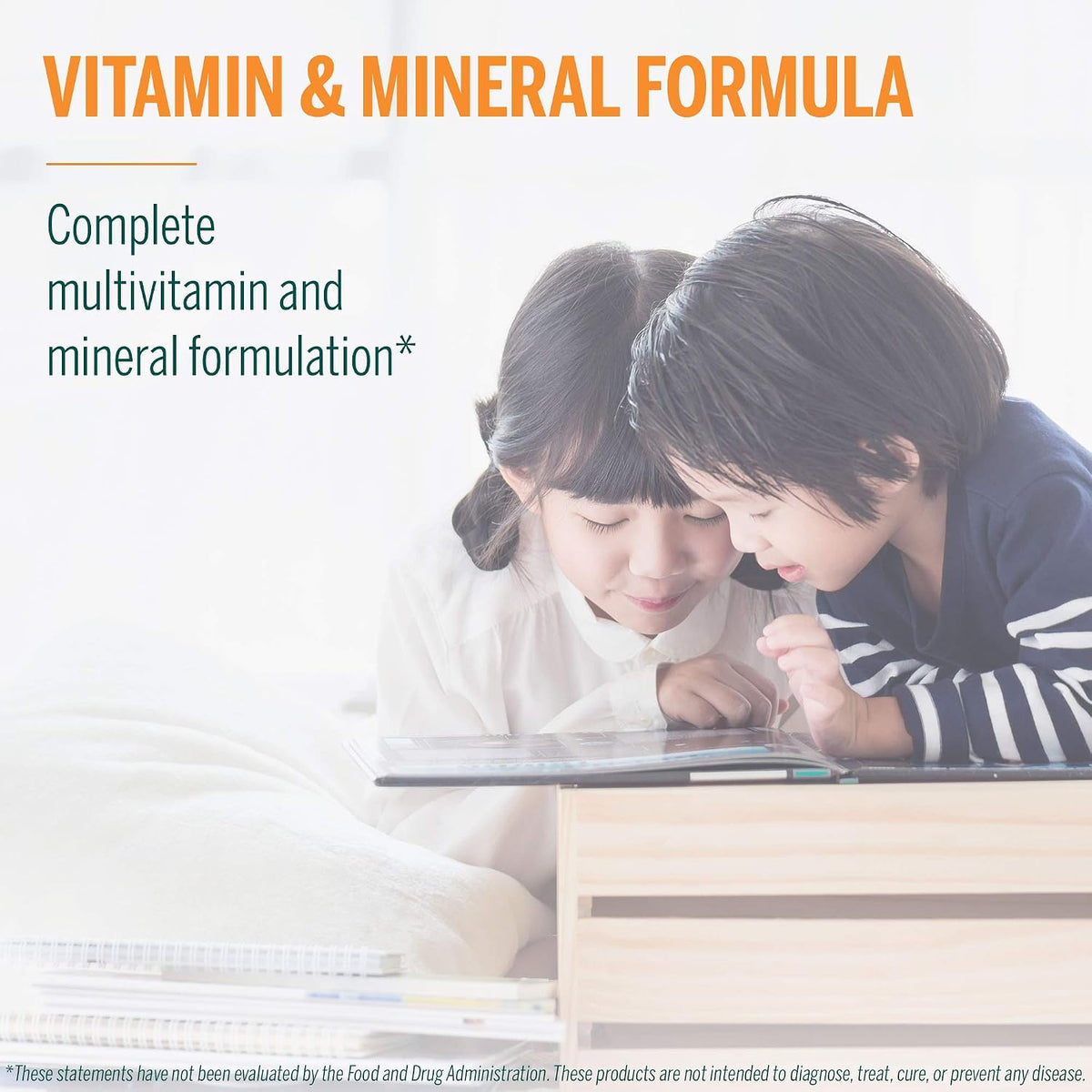 Genestra Brands Children's Chewable Vitamins | Vitamin-Mineral Supplement | 100 Chewable Tablets | Natural Papaya and Orange Flavour - görsel 5