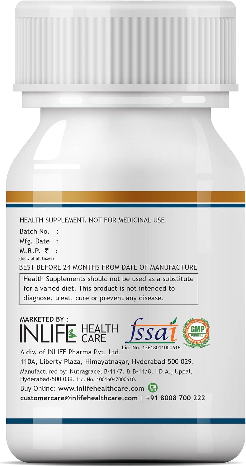 INLIFE Vitamin D3 5000 IU with Extra Virgin Coconut Oil - 60 Softgels - görsel 4