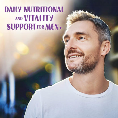 Bluebonnet Nutrition Men's ONE 40+ Whole Food-Based Multivitamin, 60 Vegetable Capsules