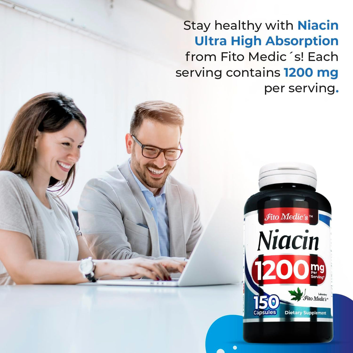 FITO MEDIC'S Lab Niacin Supplement - Vitamin B3, 150 Capsules - görsel 4