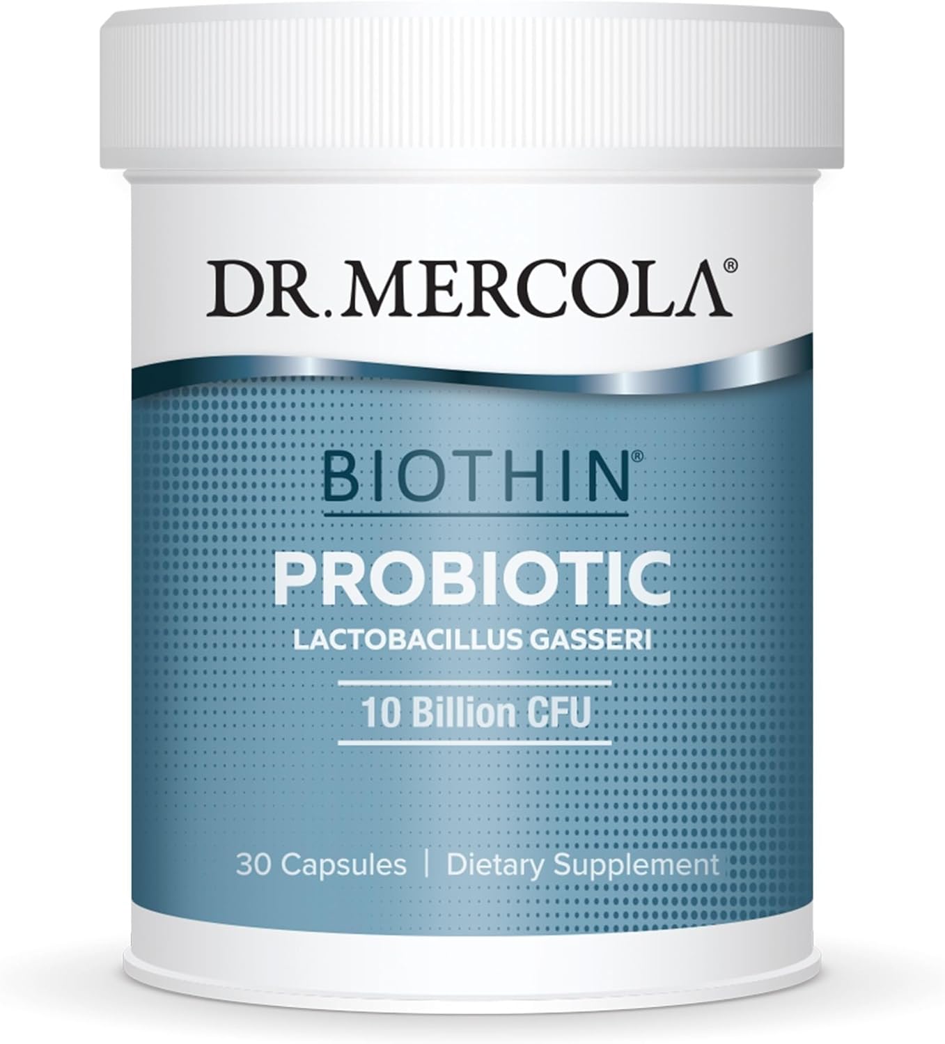 Dr. Mercola Biothin Probiotic – Lactobacillus Gasseri BNR17 – Supports Digestive Health and Metabolism – 30 Delayed-Release Capsules - görsel 1