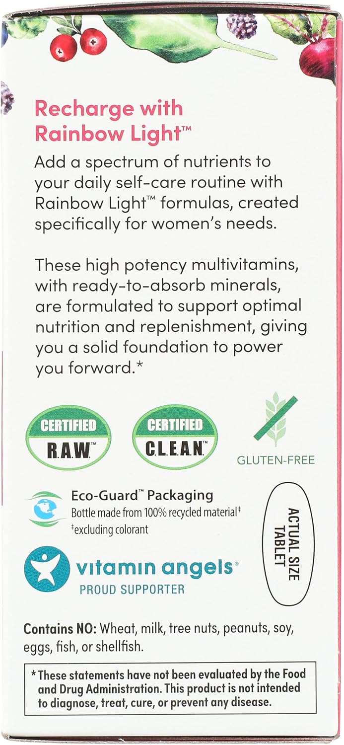 Rainbow Light Multivitamin Women's One, Powder, 120 Count - görsel 7