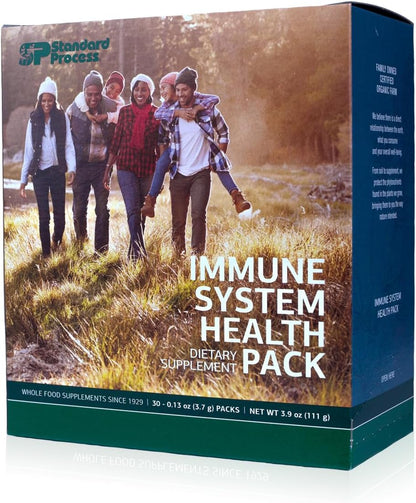 Standard Process Immune System Health Pack - Supports Immune, Bone & Skin Health - Non-Dairy & Non-Soya - 30 Packs (10-Day Supply)