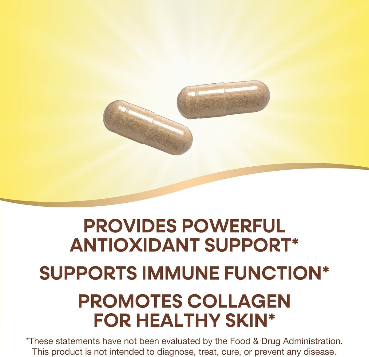 Nature's Way Vitamin C 500 mg with Bioflavonoids, 1000 mg per Serving, 100 Capsules (Pack of 2) - görsel 4