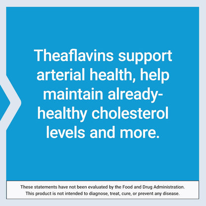 Life Extension Theaflavin Standardised Extract – Tea Leaf Flavonoids, Cardiovascular Support – 30 Capsules