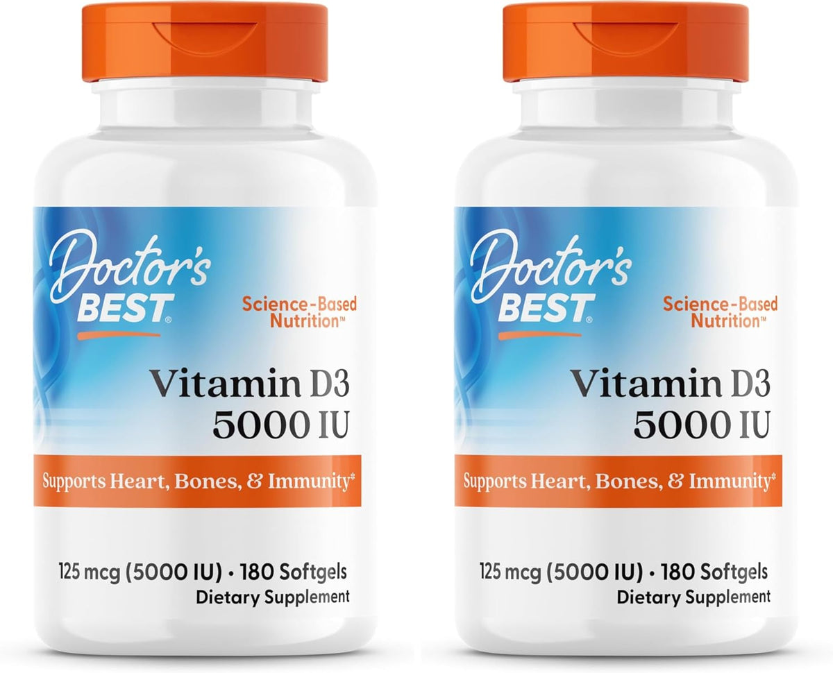 Doctor's Best Vitamin D3, 5000 IU, 720 Capsules - görsel 8