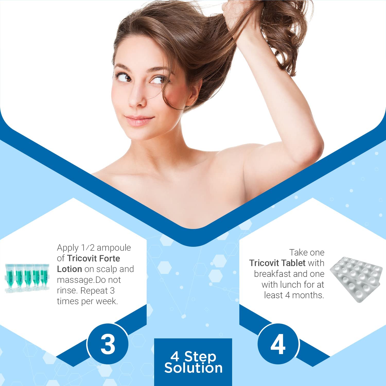 Tricovit Tricocaps Hair Growth Supplement - 60 Softgels - görsel 4