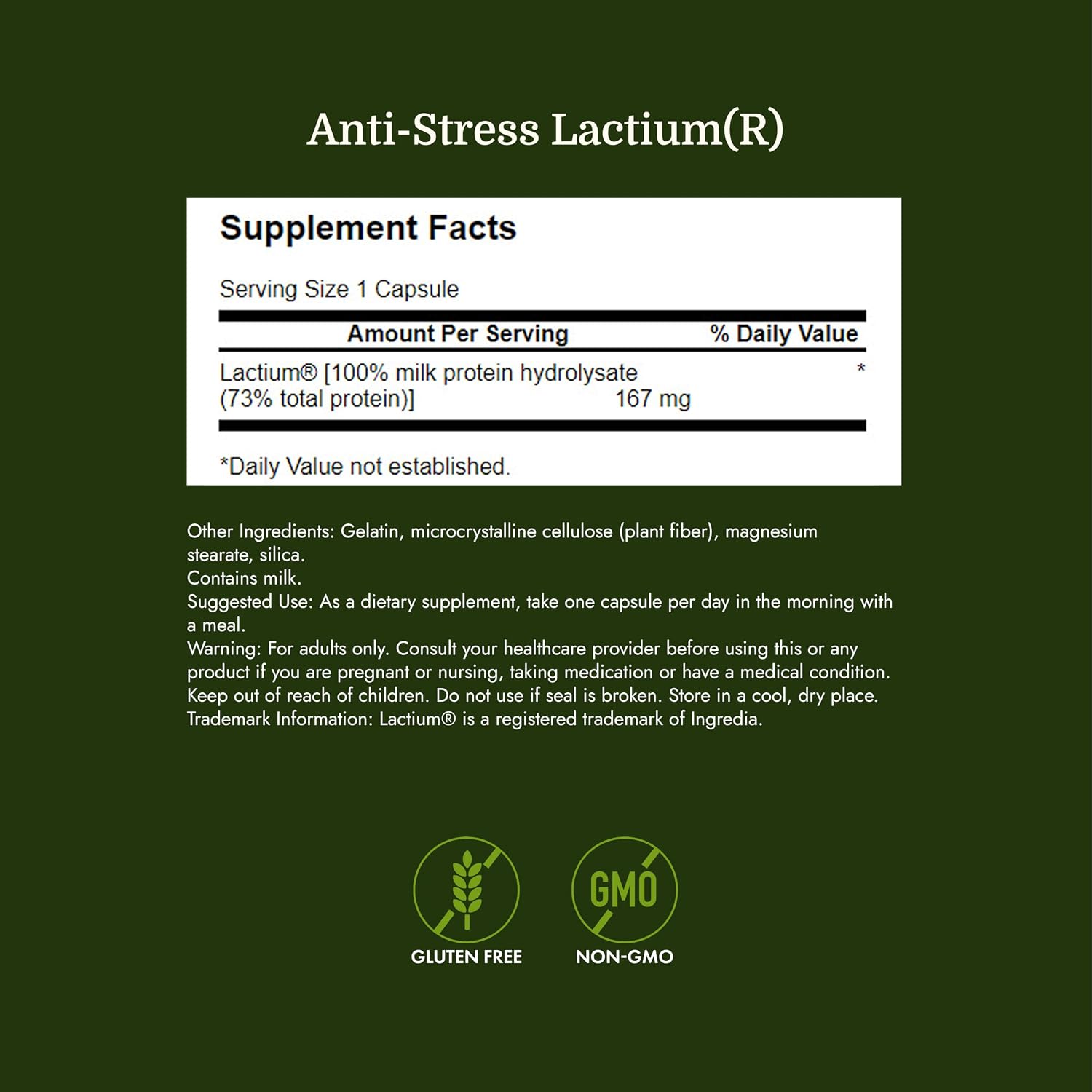 Swanson Women's Anti-Stress Formula with Lactium – 60 Capsules for Stress Relief, Relaxation and Sleep Support - görsel 4
