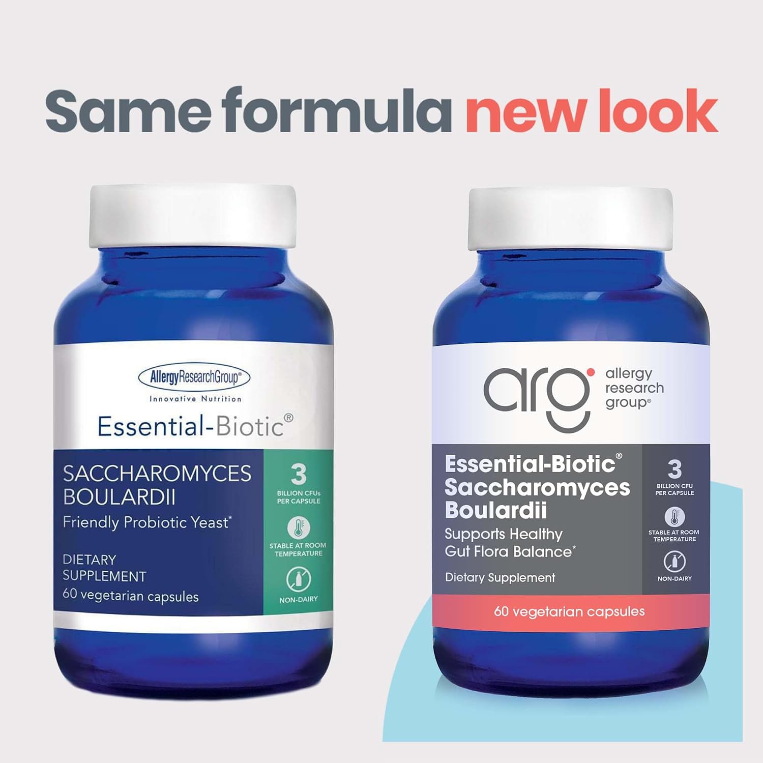 ARG Essential-Biotic Saccharomyces Boulardii - 9 Billion CFU Probiotic - 60 Capsules - görsel 2