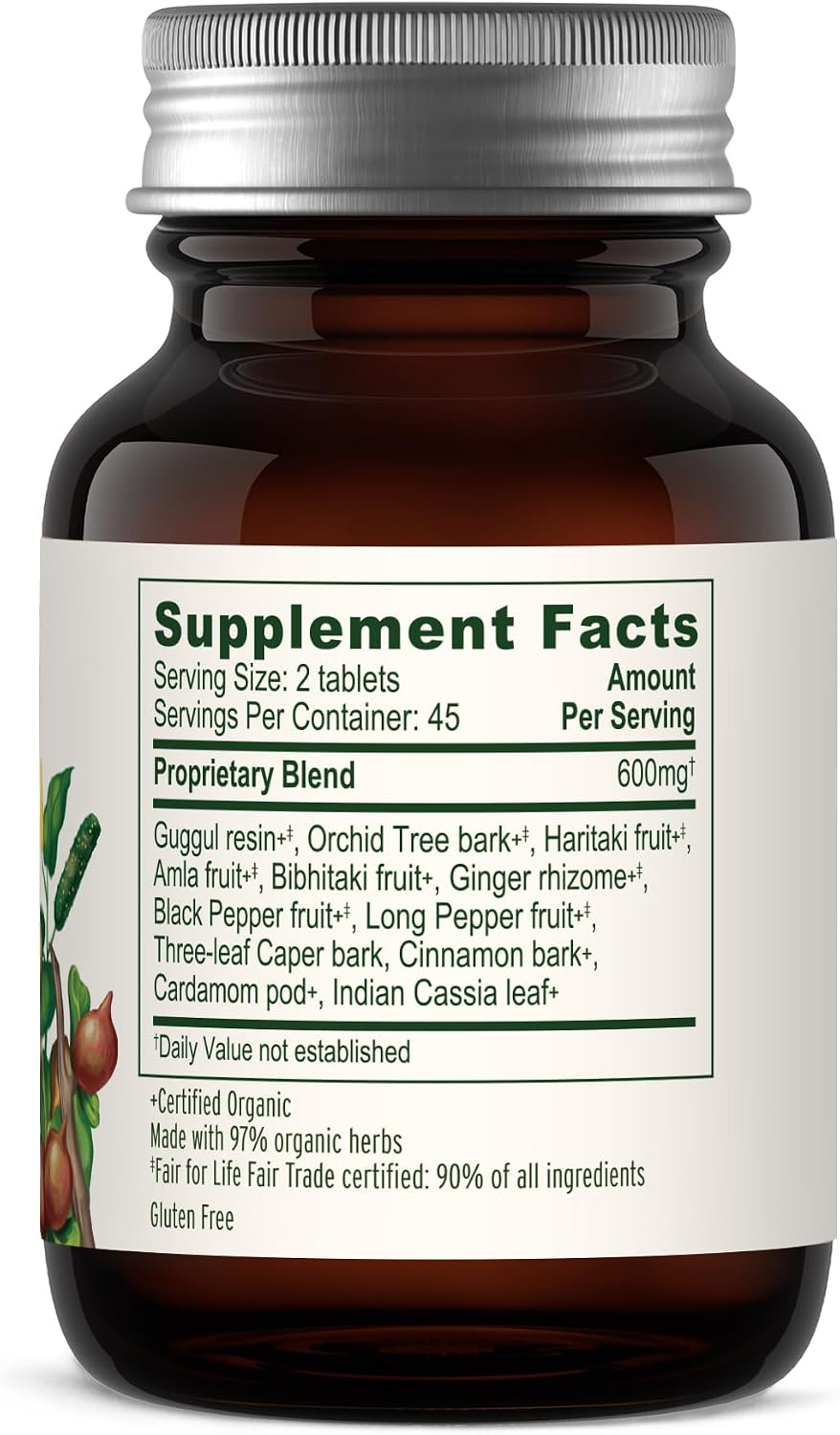 Banyan Botanicals Kanchanar Guggulu Tablets – Organic Lymphatic Supplement – 90 Tablets - görsel 9