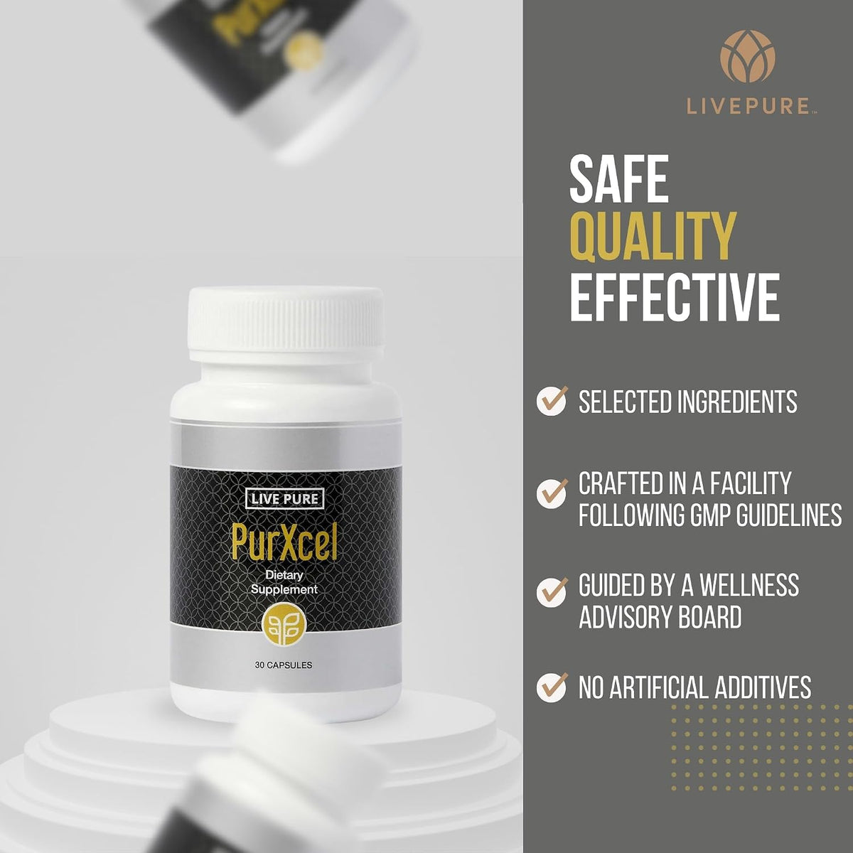 PURE PurXcel Antioxidant Supplement, 30 Capsules - görsel 5