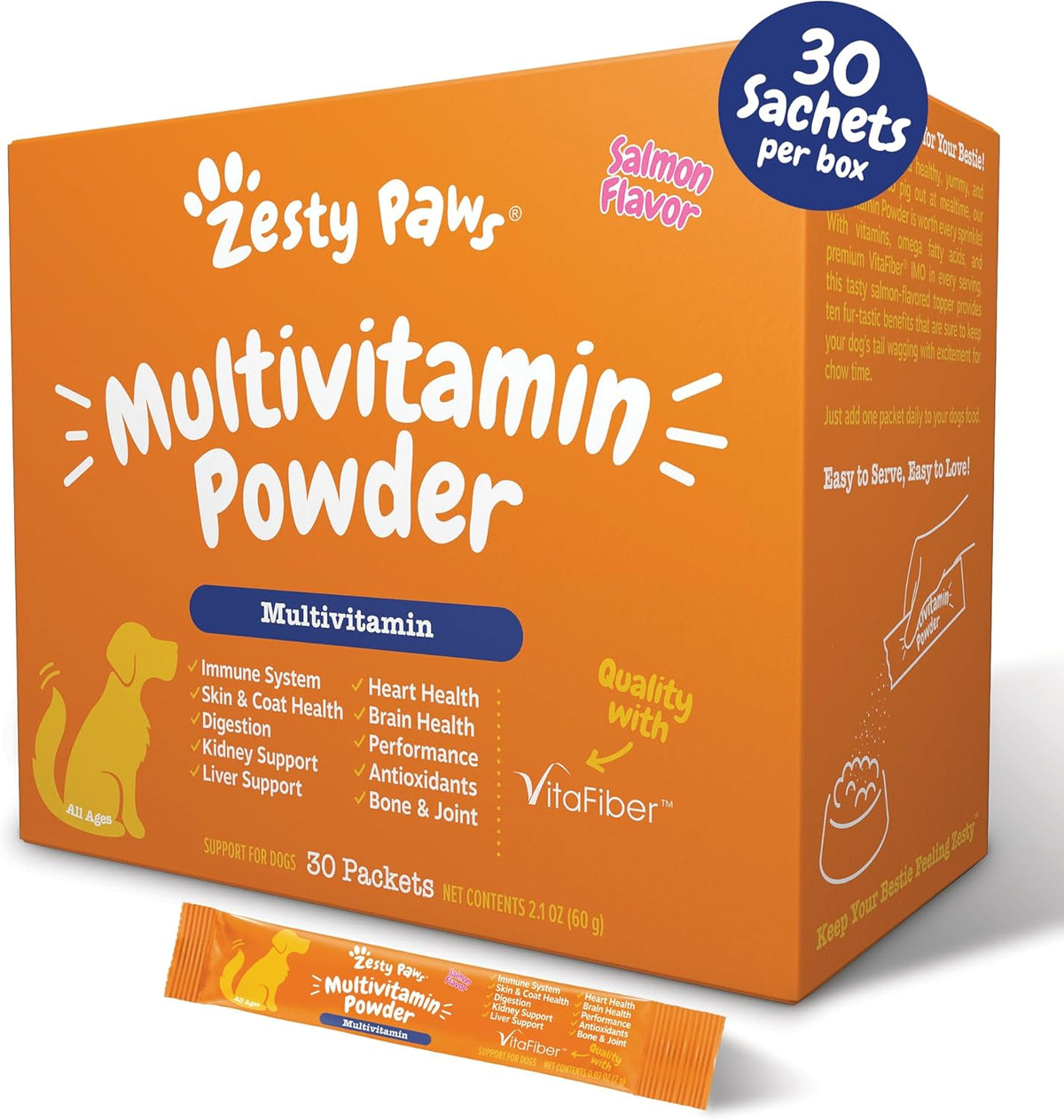 Zesty Paws 8-in-1 Multifunctional Bites Dog Multivitamin - Chicken Flavour (250 Chews) - görsel 10