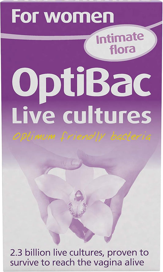Optibac Probiotics For Women – Vaginal Probiotic with Lactobacillus rhamnosus GR-1 and Lactobacillus reuteri RC-14 (30 Capsules)