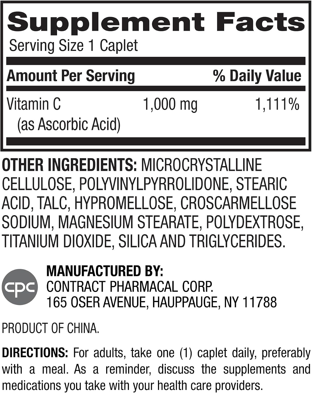 Earth's Splendor Vitamin C 1000 mg Supplement for Men & Women, Immune Support, Antioxidant Health - 2 Pack - görsel 2