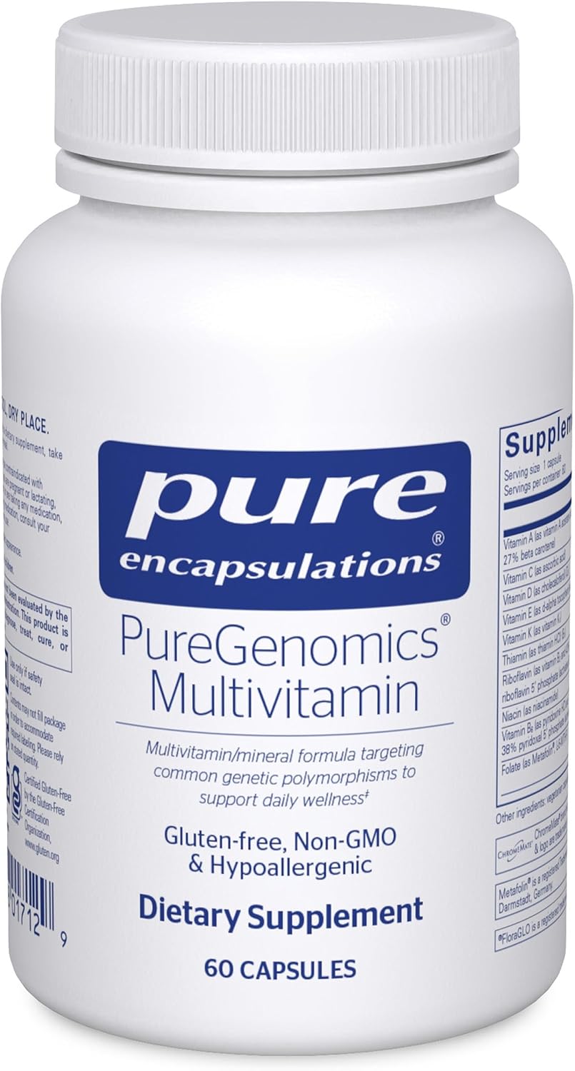 Pure Encapsulations PureGenomics Multivitamin – Targeted Support for Common Genetic Variations - görsel 1