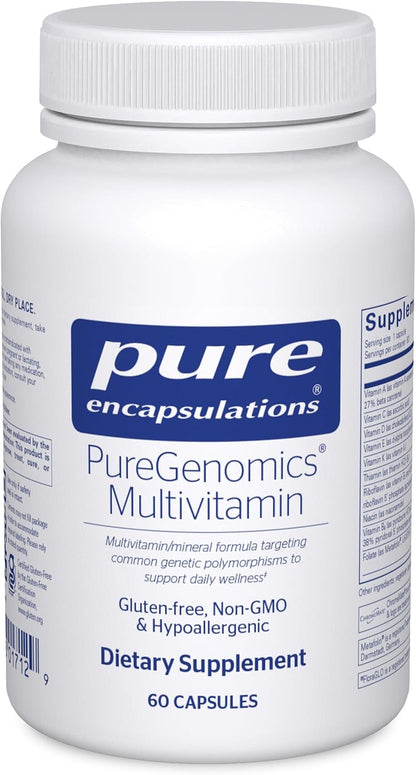 Pure Encapsulations PureGenomics Multivitamin – Targeted Support for Common Genetic Variations