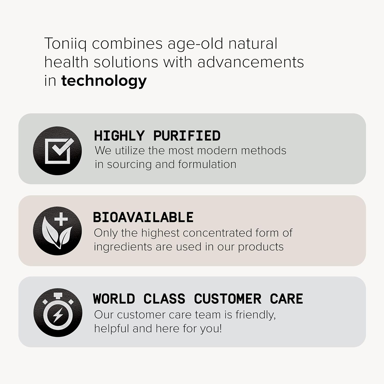 Toniiq 22mg Ultra Concentrated Spermidine Supplement – Spermidine Supplements for Men and Women – Rice Germ Extract and Trihydrochloride Complex Blend – 60 Vegetarian Capsules – 30 Servings - görsel 7