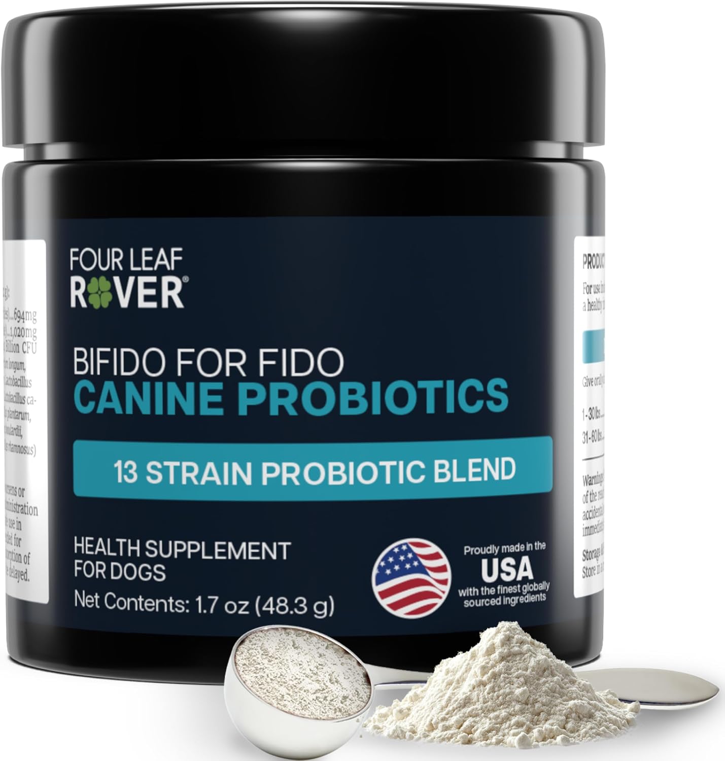Bifido for Fido - Dog Probiotics for Digestive Health and Gut Health and Immune Balance - 50 Billion CFU - Veterinary Formulated - 30 Day Large Dog Supply - görsel 1