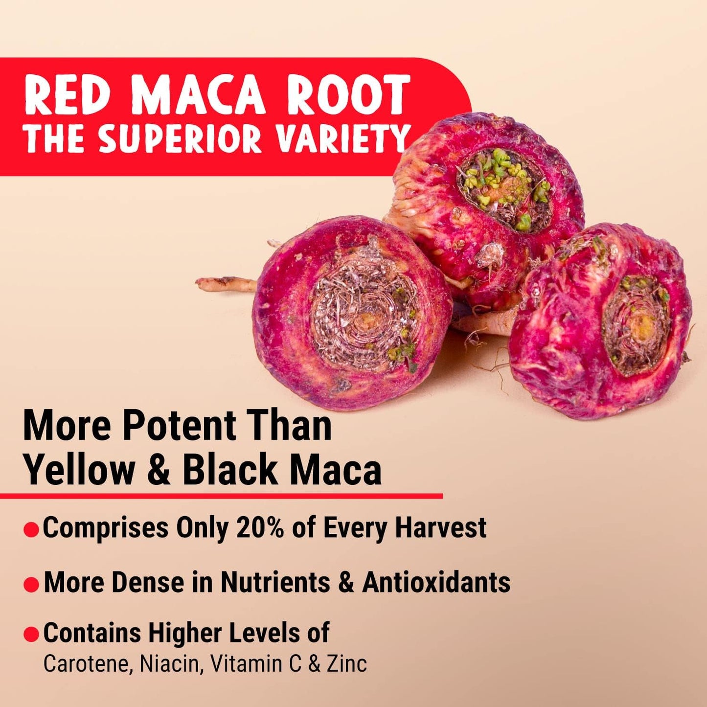 Maju Superfoods Organic Red Maca Root Capsules for Women – Support for Curves and Thighs (120 Count) - görsel 3