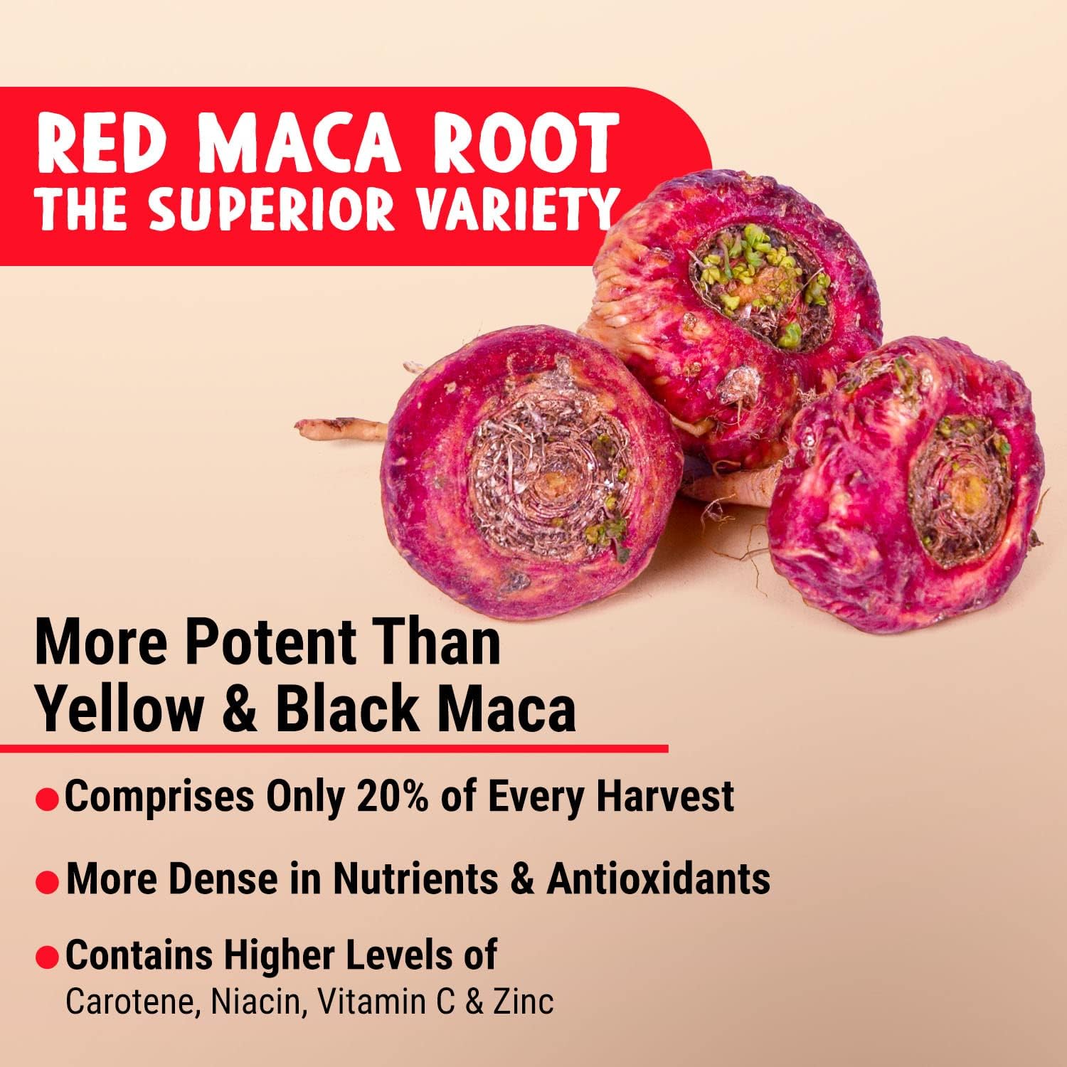 Maju Superfoods Organic Red Maca Root Capsules for Women – Support for Curves and Thighs (120 Count) - görsel 3