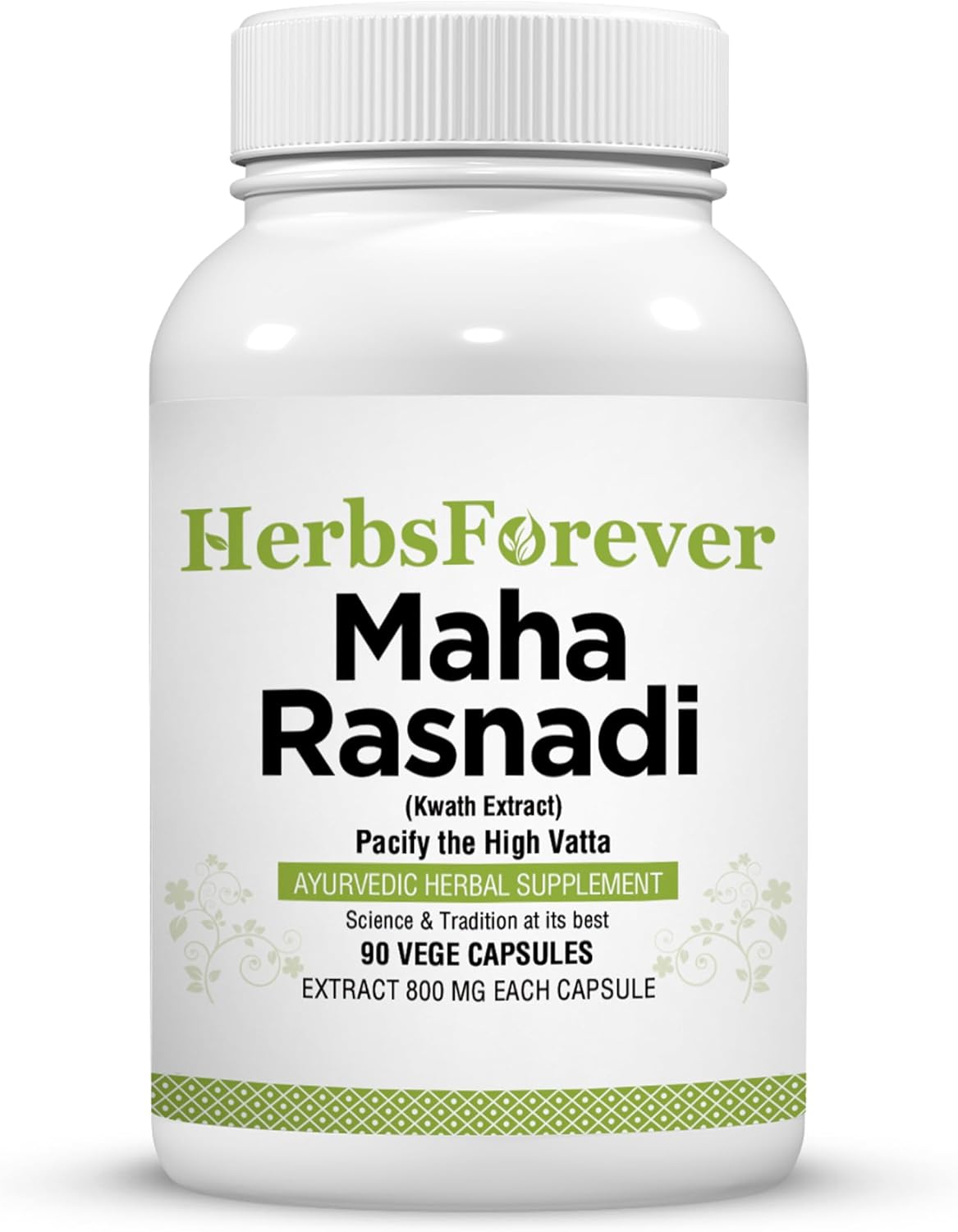 Maha Rasnadi Kwath Ayurvedic Herbal Supplement – 90 Veg Capsules, 800mg - görsel 1